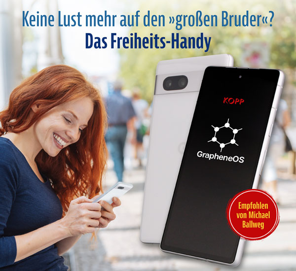 Kopp Verlag Freiheits-Handy Pixel 7a - Wie neu