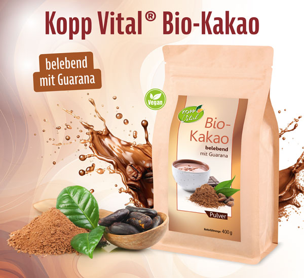 Kopp Vital   Bio-Kakao belebend Pulver