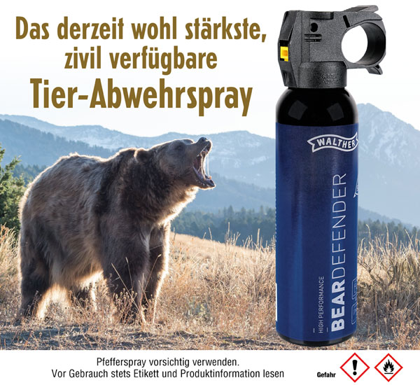 Pfefferspray Bear Defender TW1000 Bear Tierabwehrspray