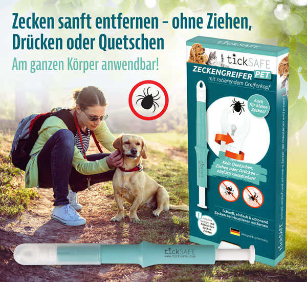 tickSAFE Zeckengreifer fr Tiere